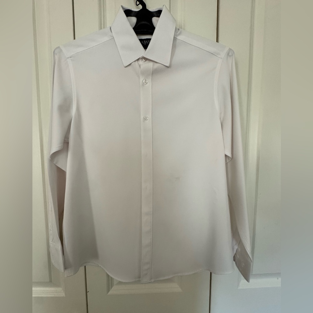 Classic White Boy’s Button Down Shirt